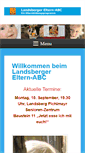 Mobile Screenshot of landsberger-eltern-abc.de