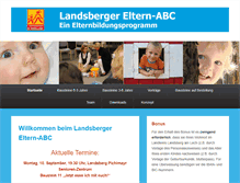 Tablet Screenshot of landsberger-eltern-abc.de